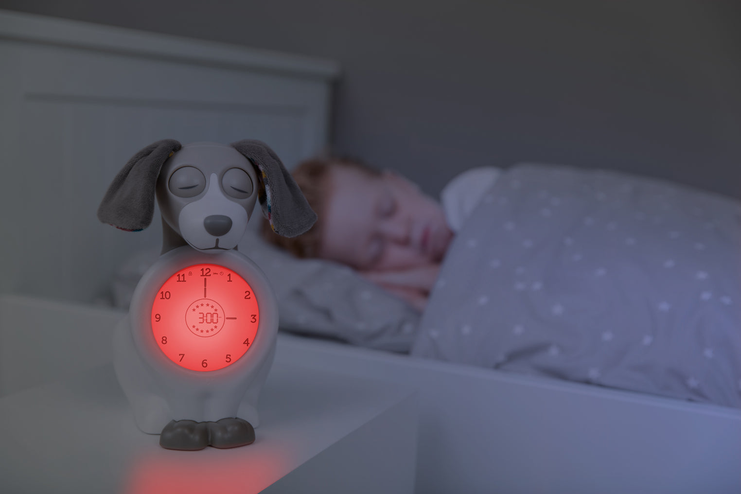 Accompagnateur de sommeil enfant veilleuse éducative Davy durant la nuit
