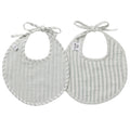 Lot de bavoirs naissance bébé en gaze de coton doux Soft Stripes