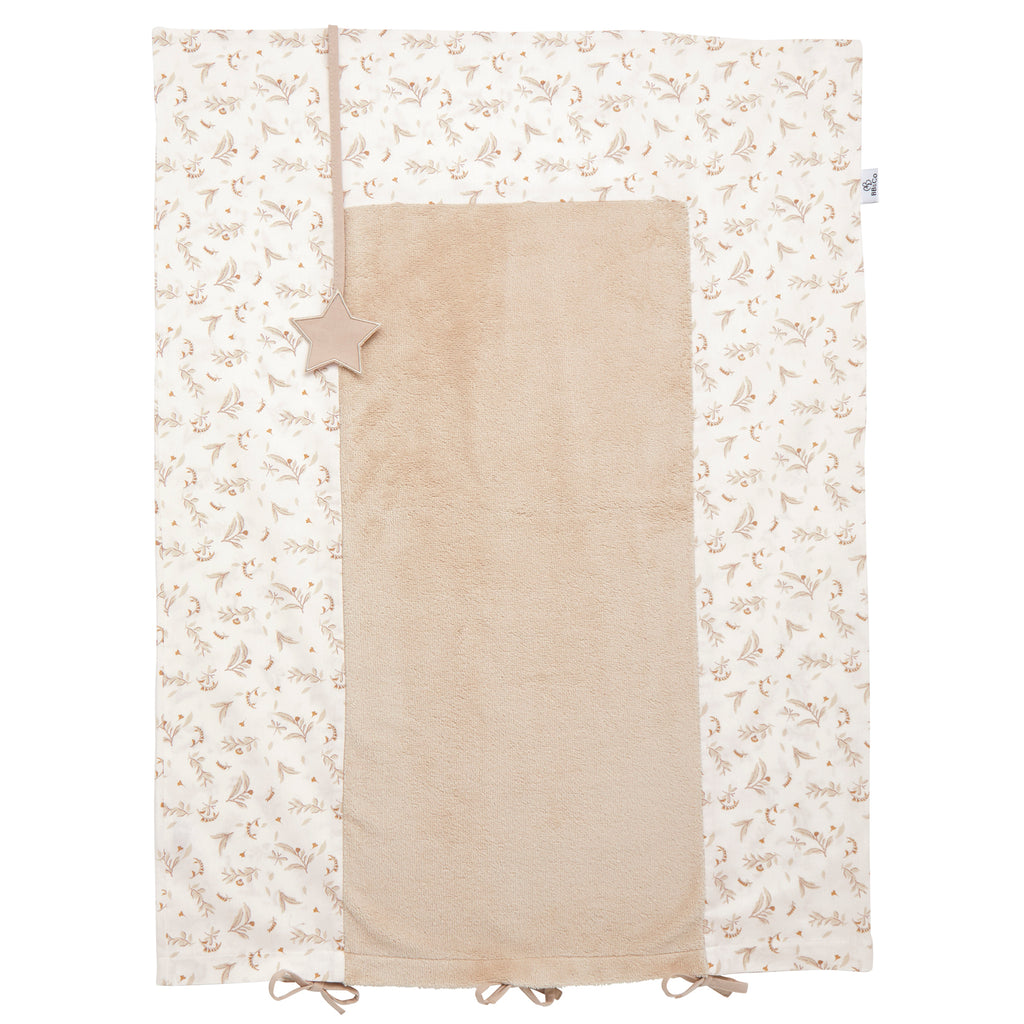 Housse matelas à langer bébé en coton avec empiècement éponge Daydream