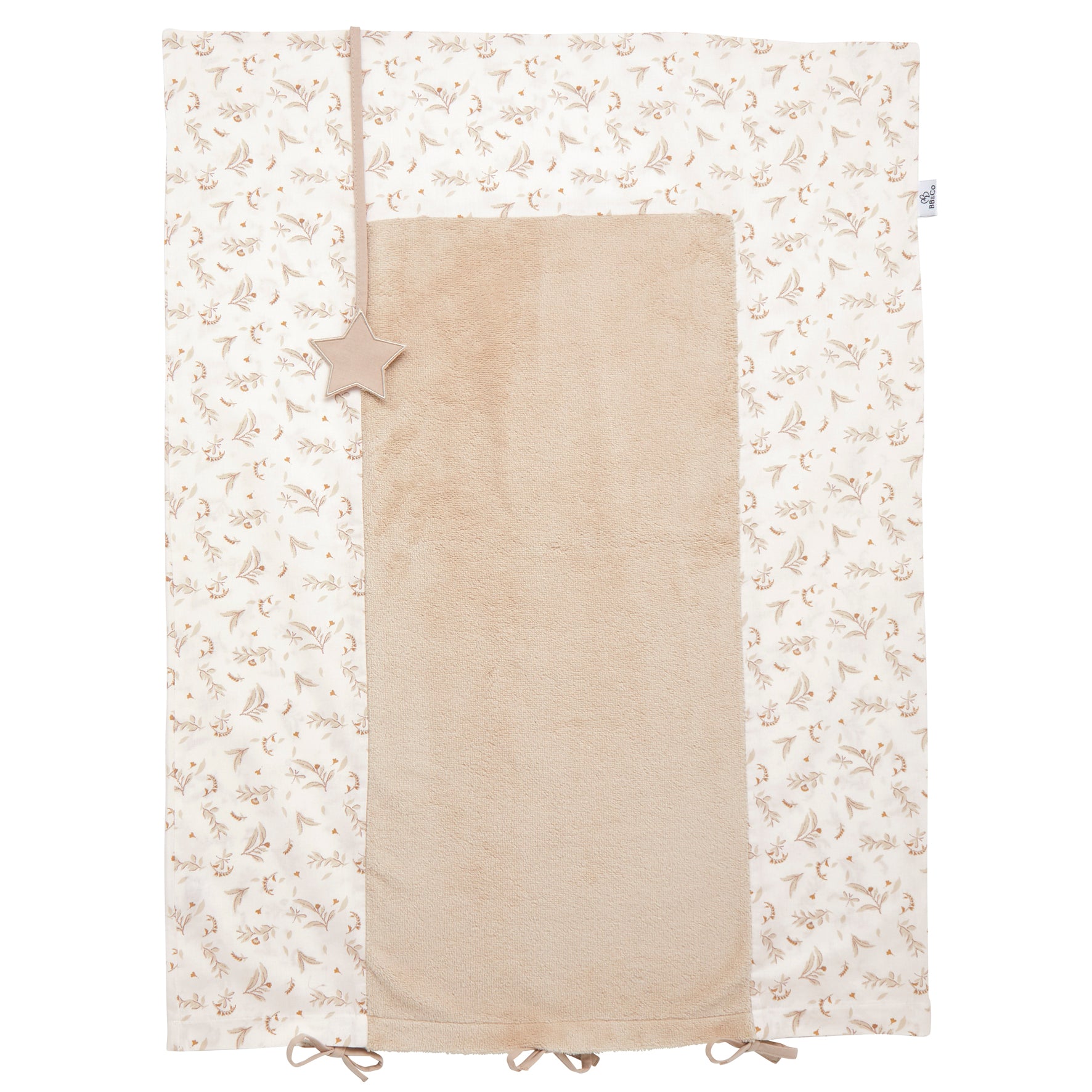 Housse matelas à langer bébé en coton avec empiècement éponge Daydream