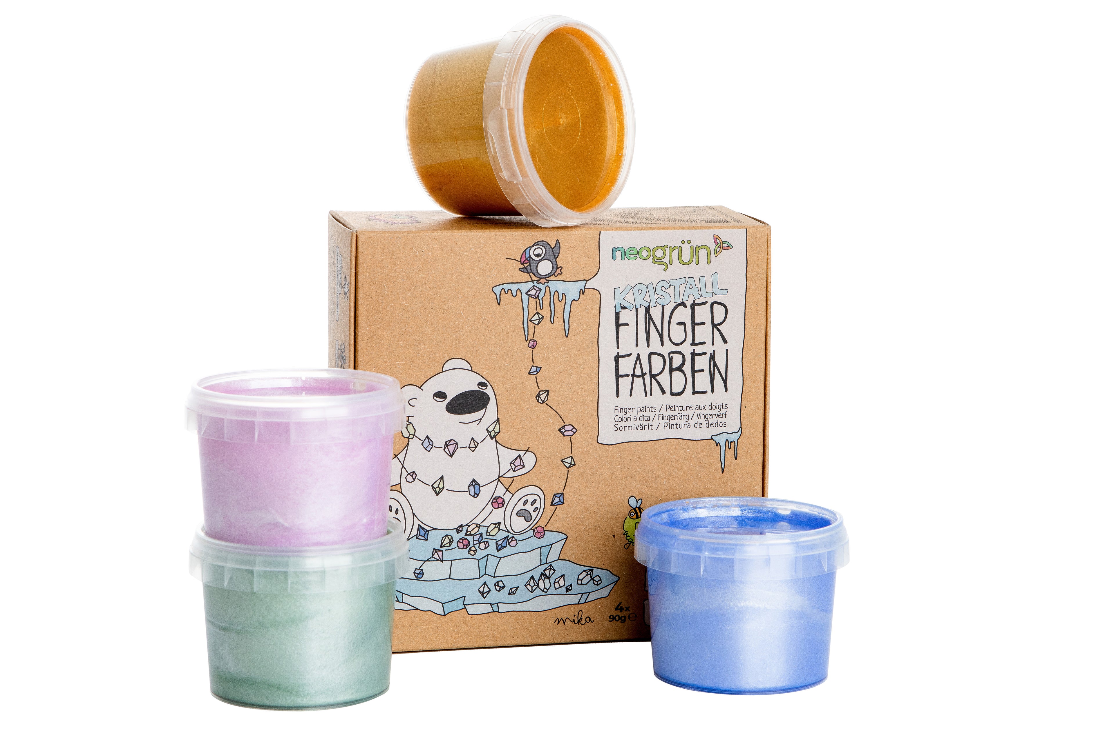 Coffret créatif Mika pour enfant avec peinture naturelle et végane