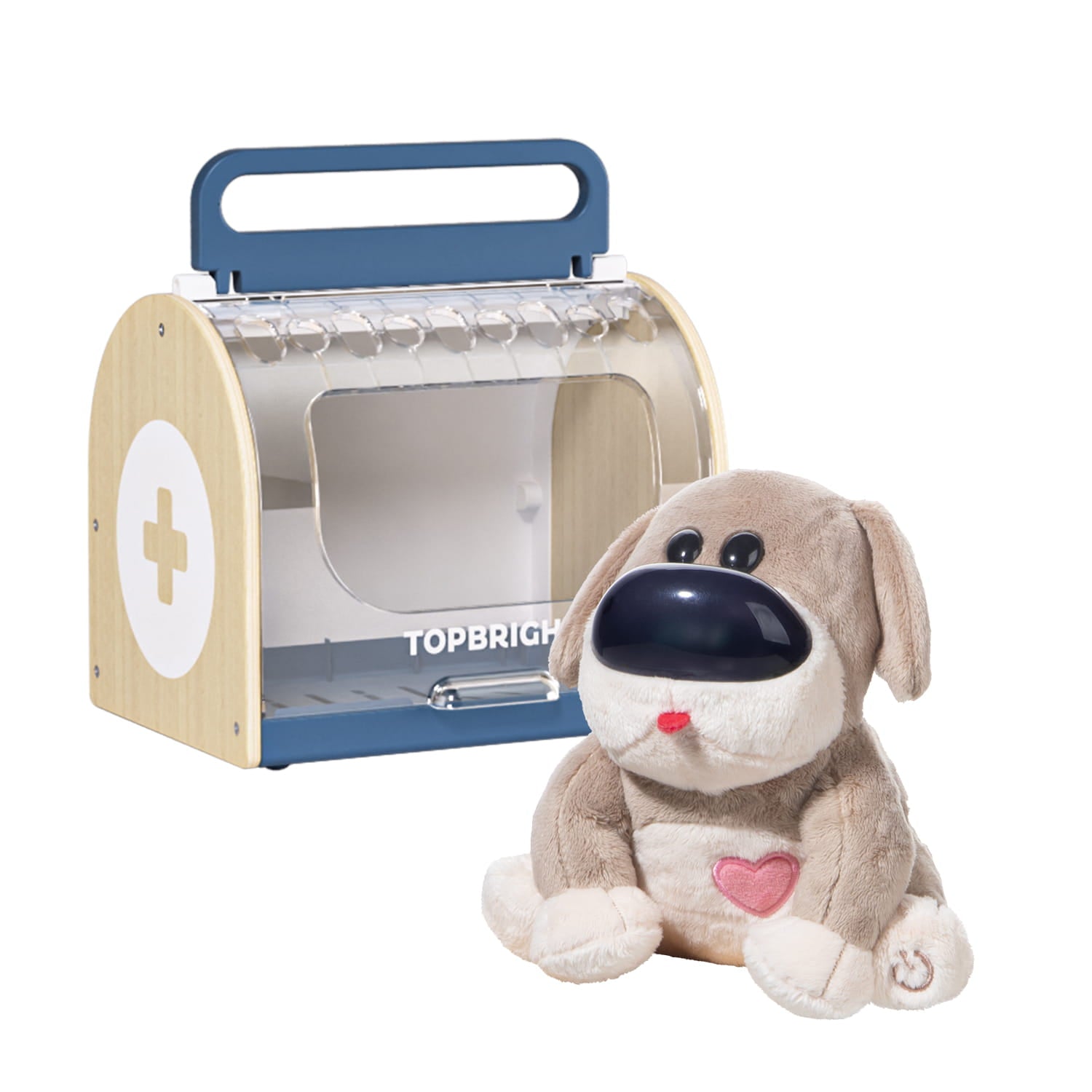 Set vétérinaire enfant avec chien peluche interactif