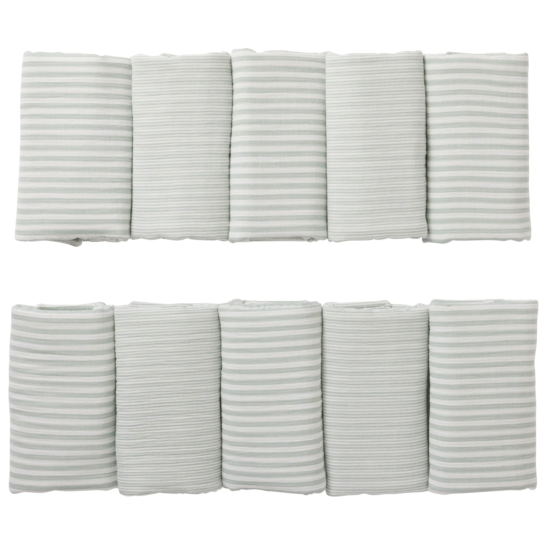 Tour de lit bébé modulable avec éléments à fixer Soft Stripes recto