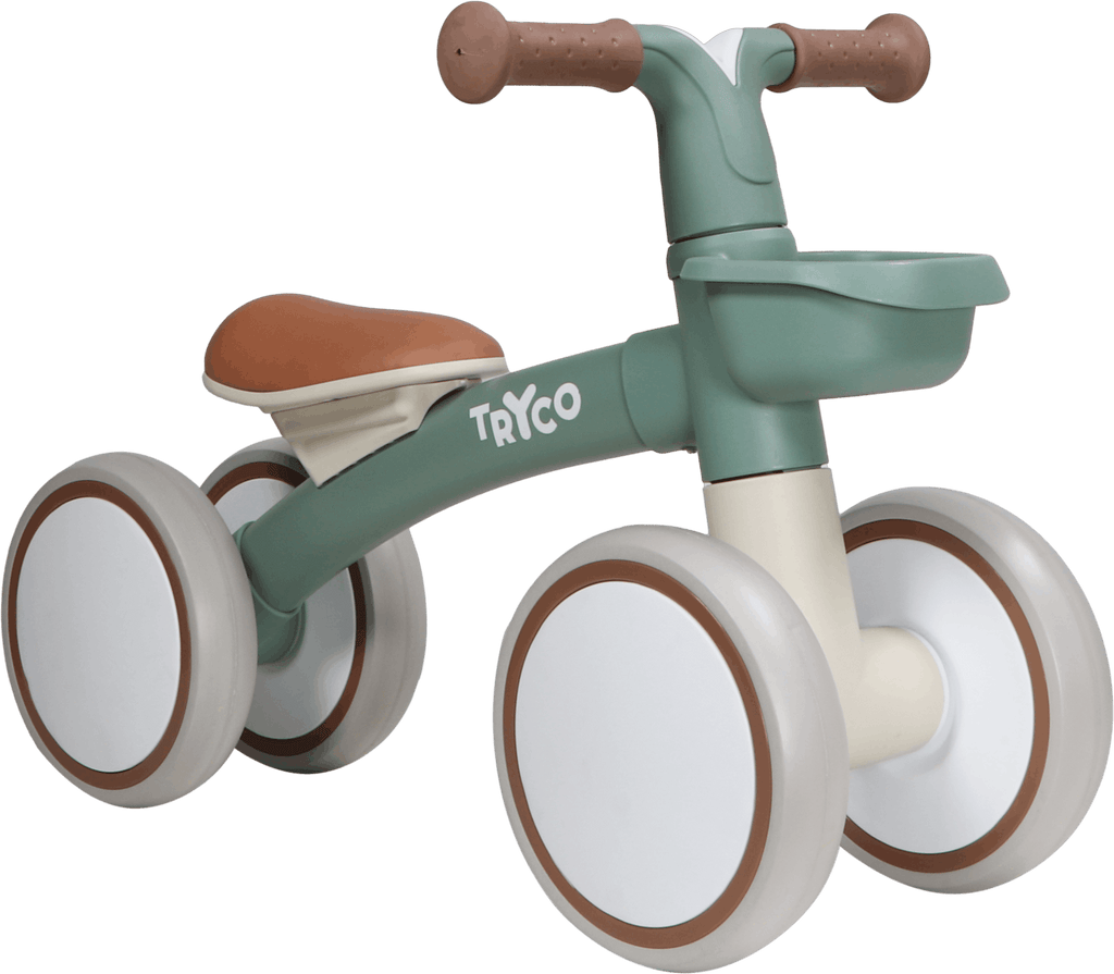 Premier vélo d'apprentissage vert 